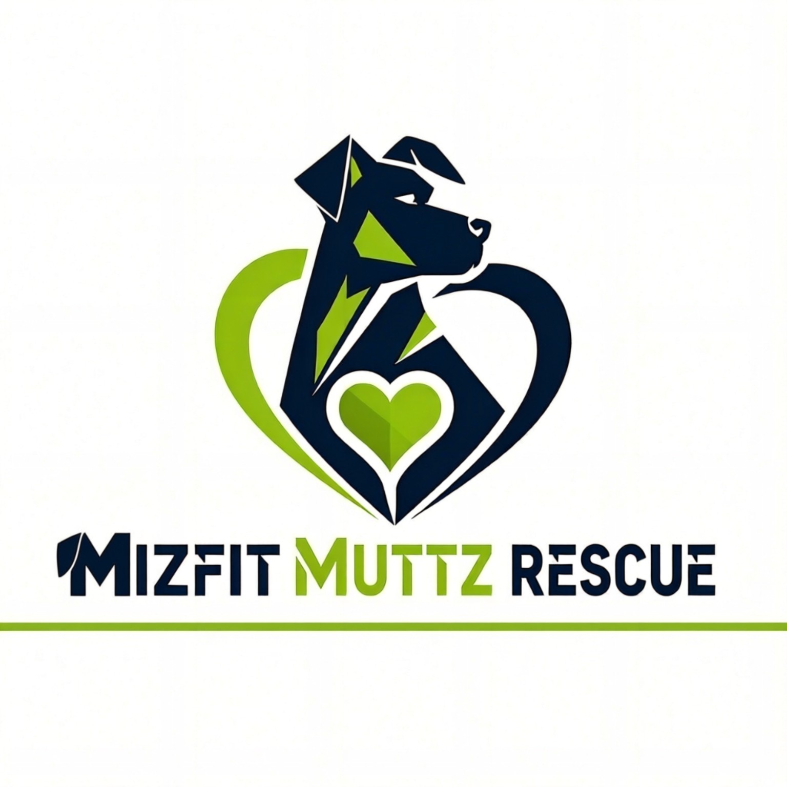 Mizfit Muttz Rescue logo